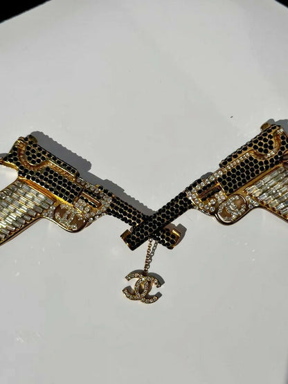 Chanel Fall 2001 Vintage Pistols Belt / Necklace