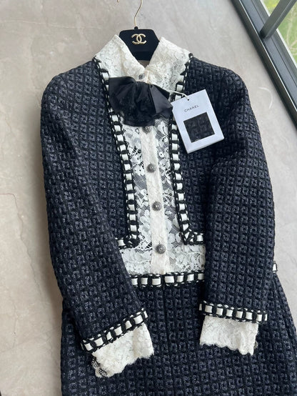Chanel 16A black & white dress