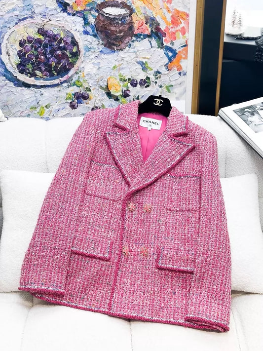 Chanel 19S Pink Tweed Jacket