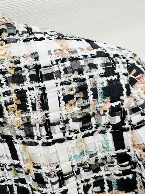 Chanel early spring woven fringed jacket