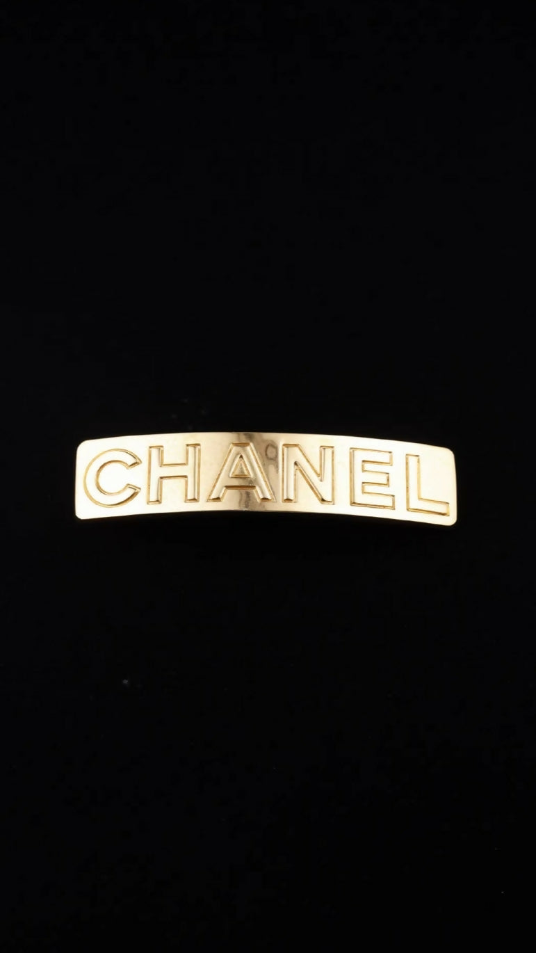 Chanel 1997 Gold Hairpin