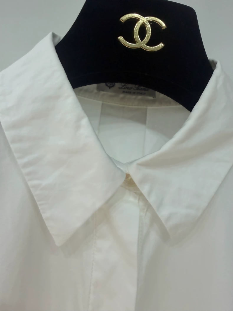 Loro Piana white lace dress