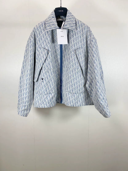 DIOR 2025 Taffeta Jacquard Printed Jacket