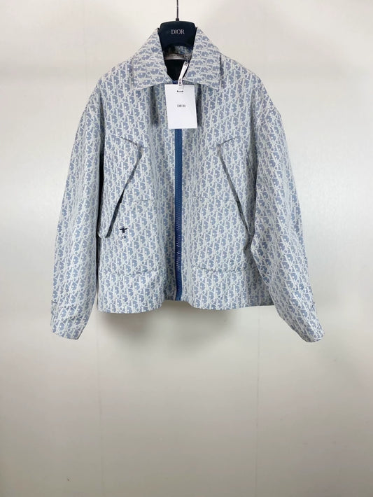 DIOR 2025 Taffeta Jacquard Printed Jacket