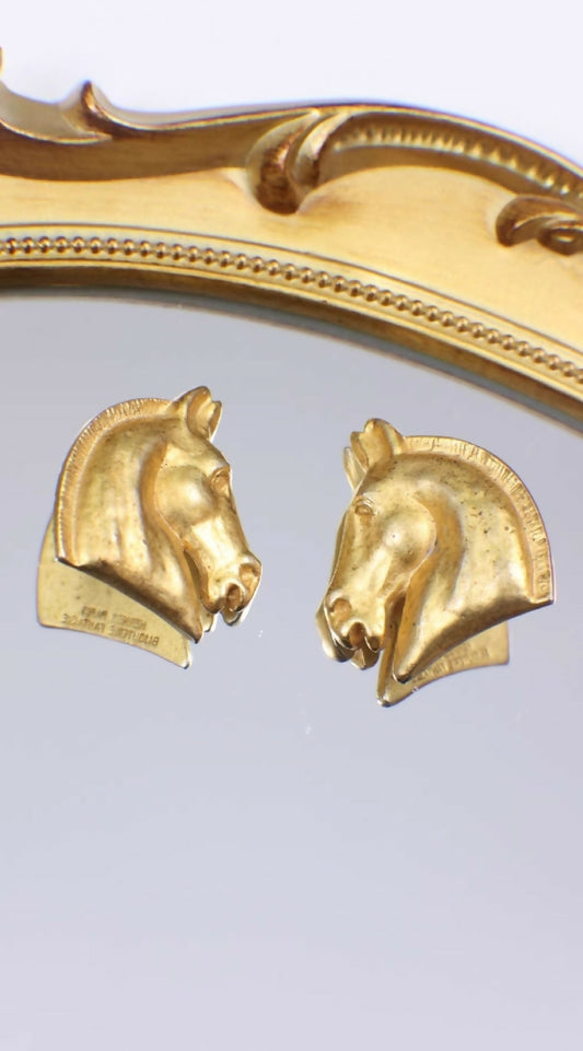 Hermes Horse Head Ear Clip