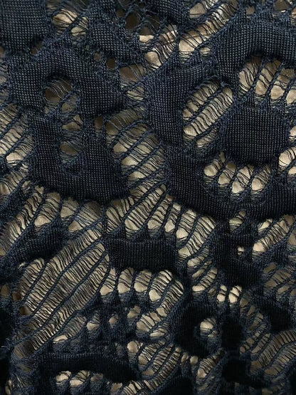 Chanel 22P black lace dress