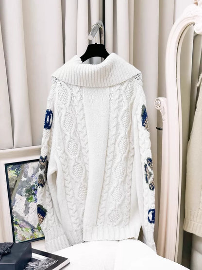 Chanel 24N  Beige Wool Cardigan