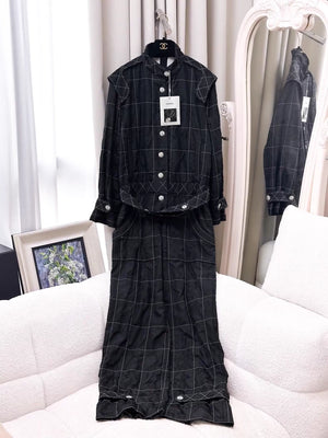 Chanel 23C Black Formula 1 jumpsuit