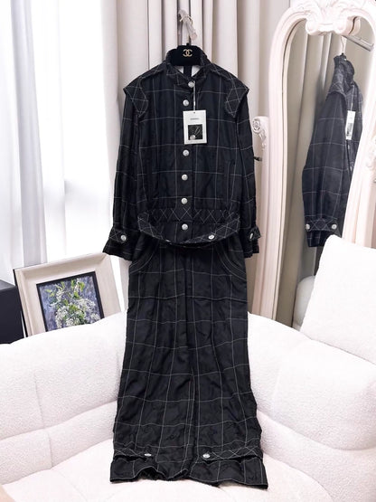 Chanel 23C Black Formula 1 jumpsuit