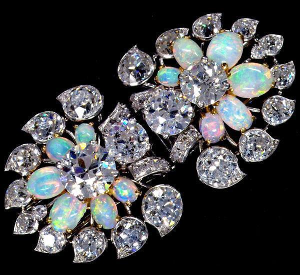 Cartier Museum Piece Large Diamond Platinum Antique Brooch