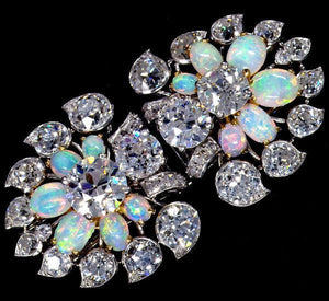 Cartier Museum Piece Large Diamond Platinum Antique Brooch