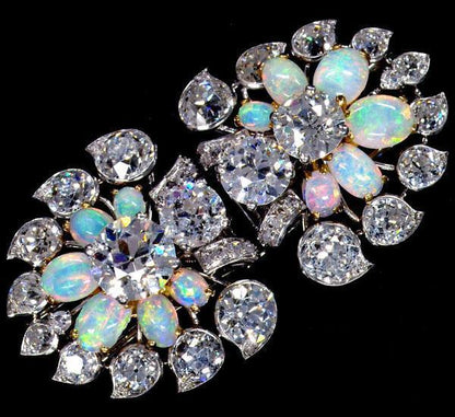 Cartier Museum Piece Large Diamond Platinum Antique Brooch