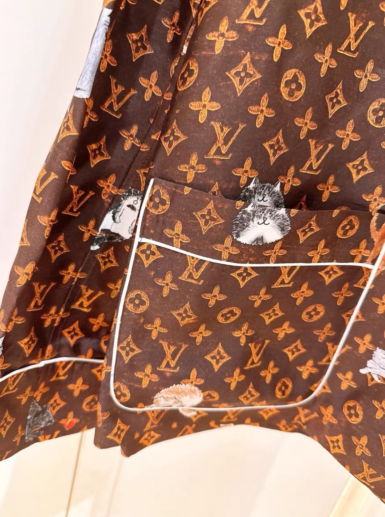 Louis Vuitton limited edition graffiti pajama shirt