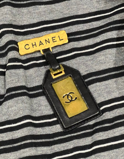 Chanel 94P name plate brooch