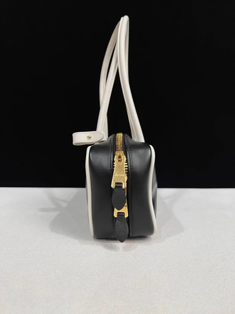 Miu Miu black and white shoulder bag medium size