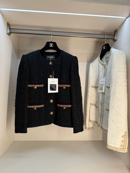 Chanel 21A black tweed