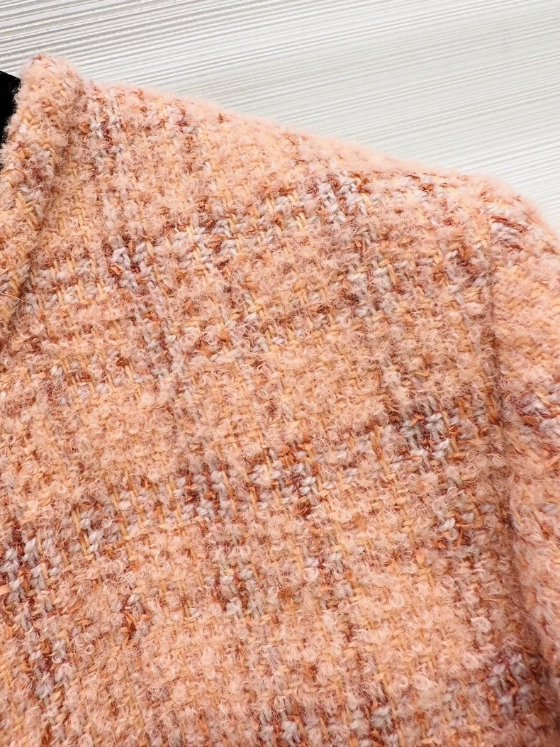 Chanel 24A light orange  jacket,
