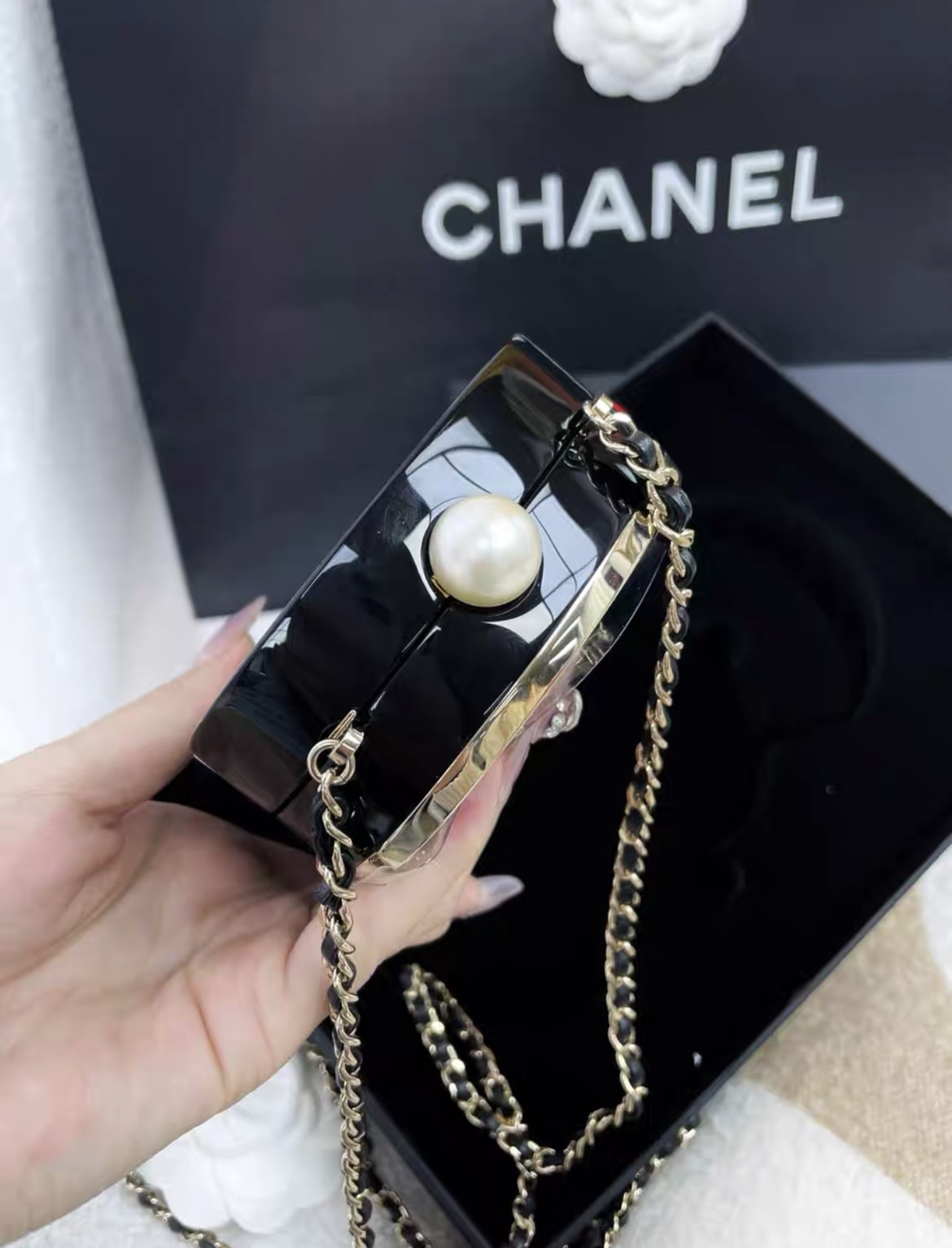 NIB Chanel 23C Monaco Slot Machine Casino Minaudière Evening Clutch Bag