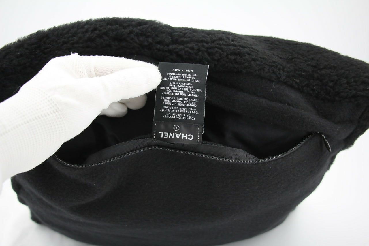 Chanel Coco Mark Cotton Cashmere Black Pillow Cushion – Wararni.com