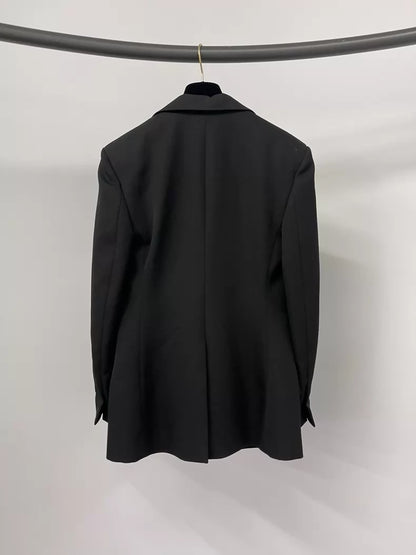 The Row classic black blazer