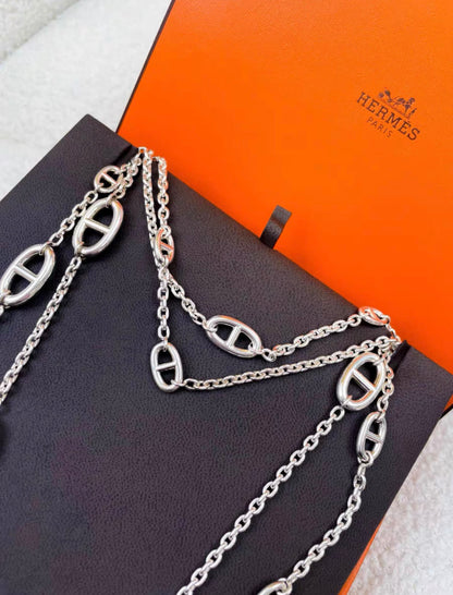 Hermès Farandole long necklace 120cm