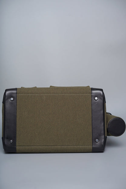 Hermes Birkin 40 HAC Cargo Vert Militaire Toile black Evercalf leather Palladium Hardware