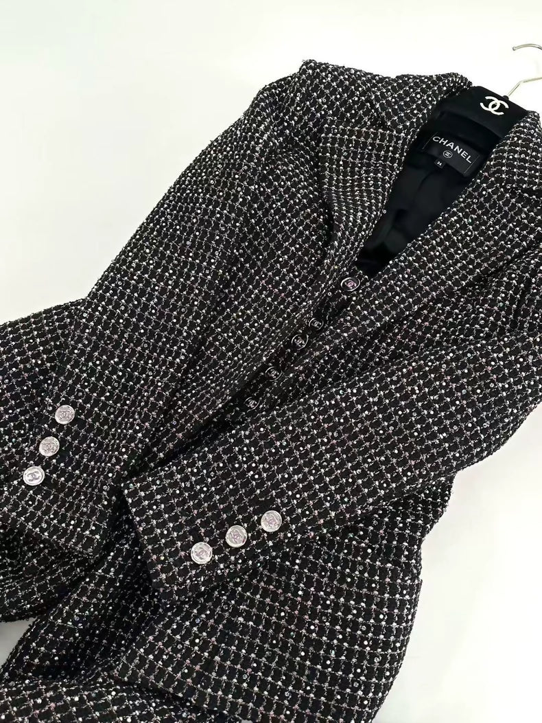 Chanel 23A tweed jacket & pant set - collector's item