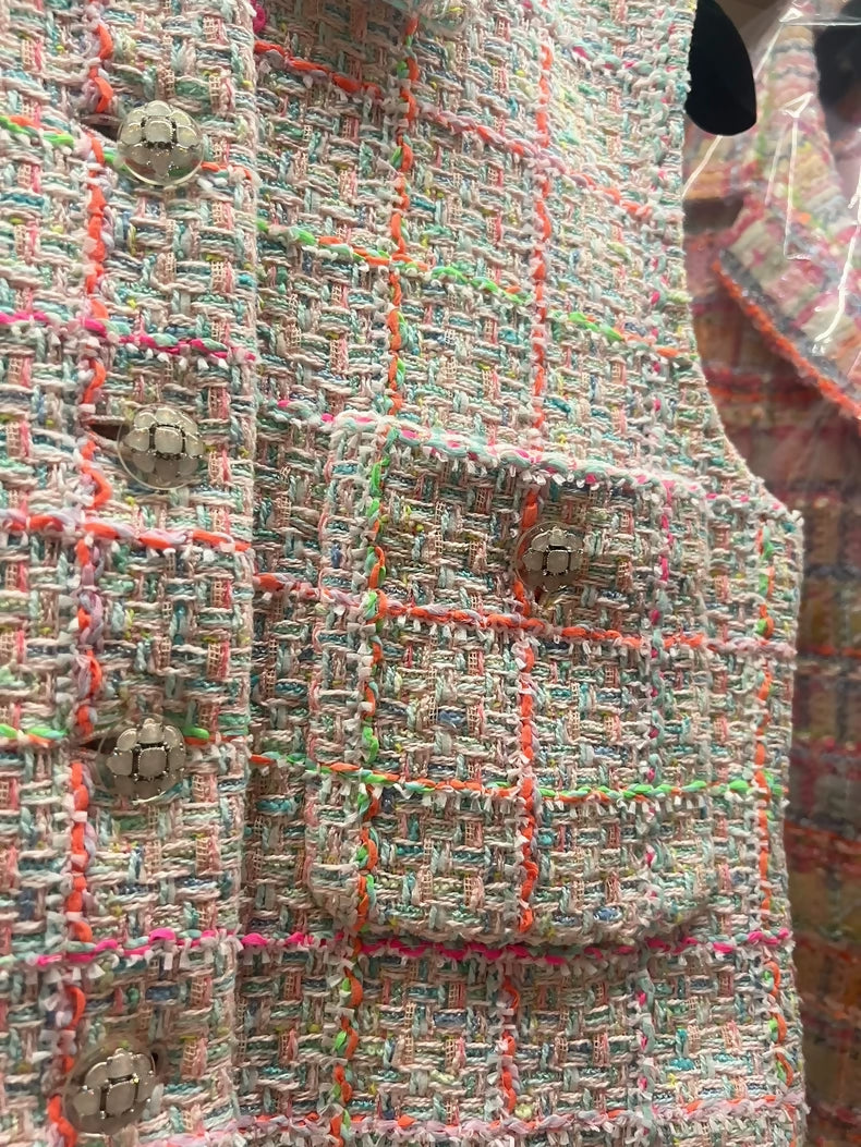 Chanel 24C multicolour tweed