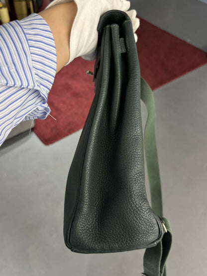 Hermès Kelly Ado GM Backpack Emerald Green Vert Émeraude Square
