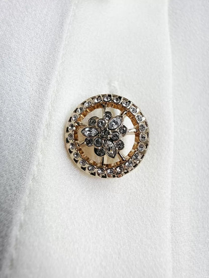 Chanel 25S off-white silk shirt