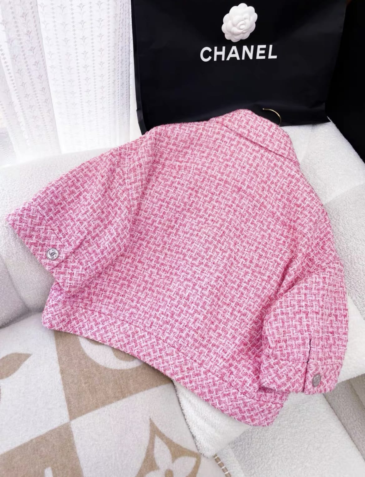 Chanel 23P Pink Short Jacket