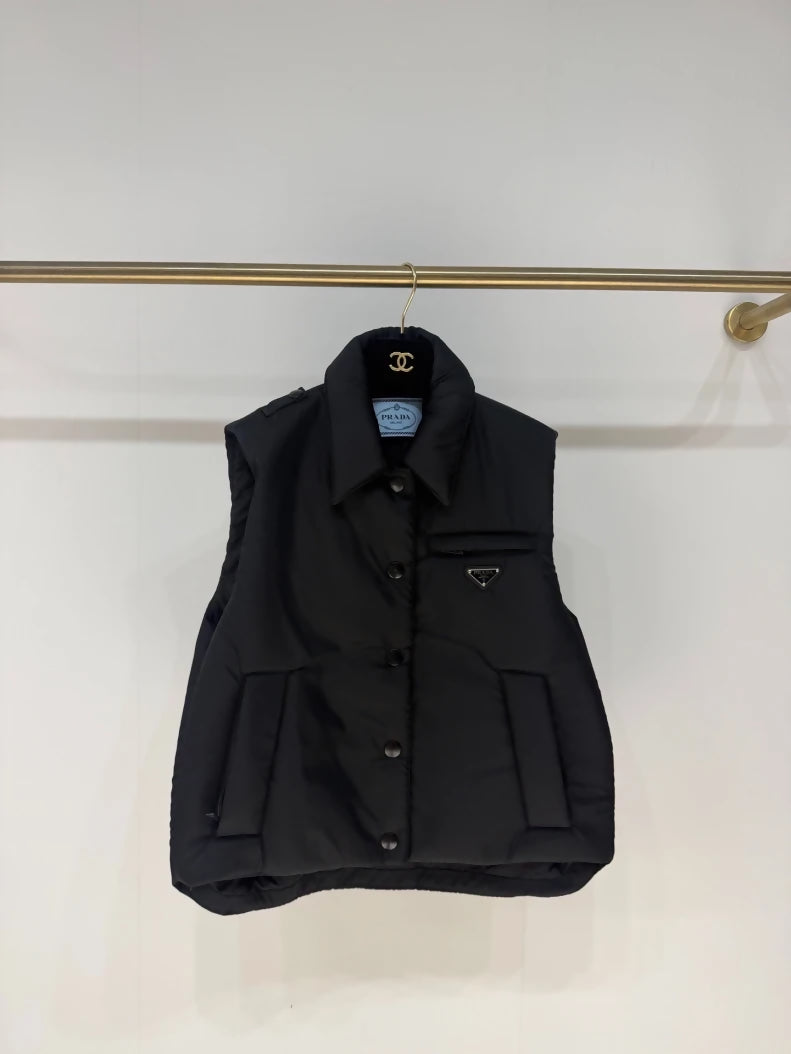 Prada classic triangle logo vest