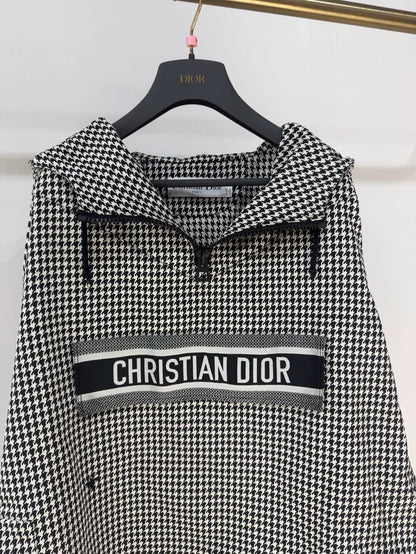 Dior houndstooth windbreaker jacket