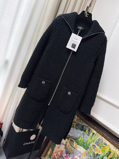 Chanel 22A black coat