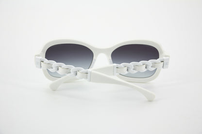 Chanel 2022 Resin White Sunglasses Model 5465QA 716/S6