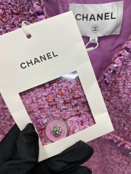 Chanel 22 pink vest jacket