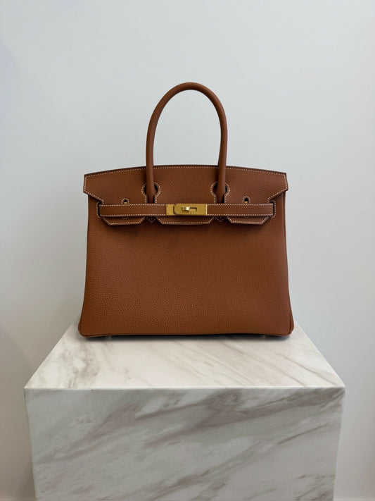 Hermès Birkin 30 Gold Togo GHW G 2026
