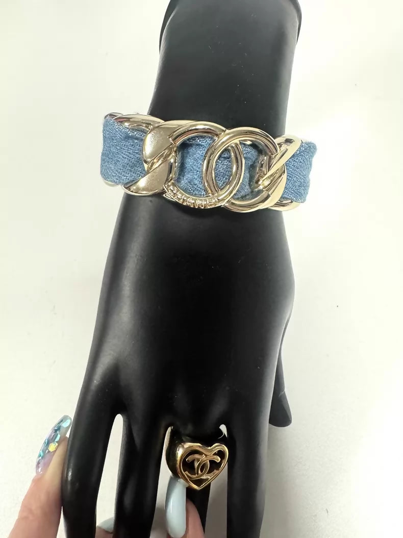 Chanel 25P Denim Bracelet