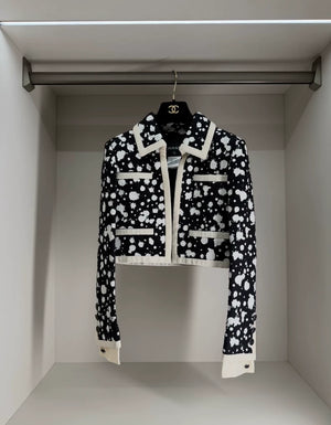 Chanel 2015 Black and White jacket & skirt