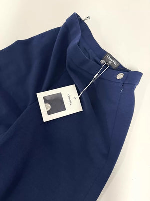 Chanel 22A Navy Blue Pants