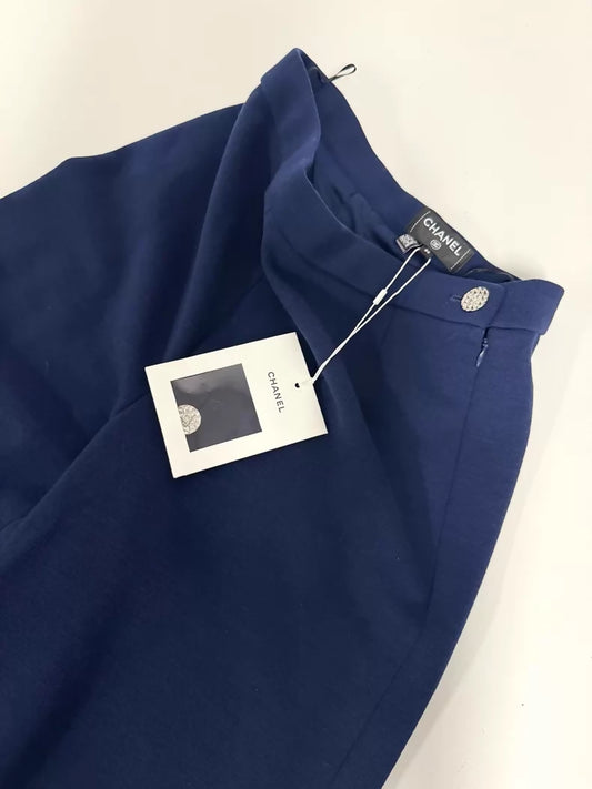 Chanel 22A Navy Blue Pants