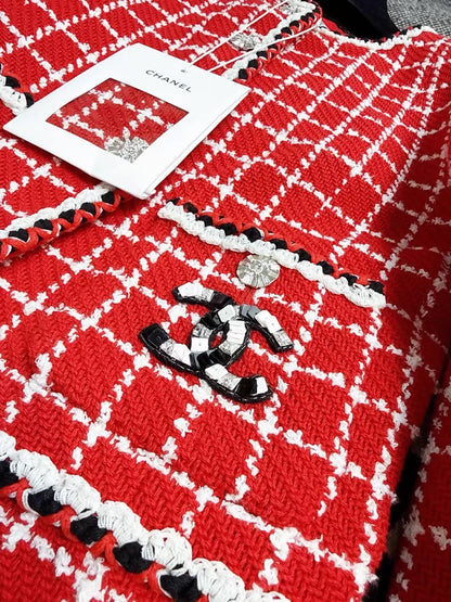Chanel 23C red and white formula 1 drive racing jumpsuit