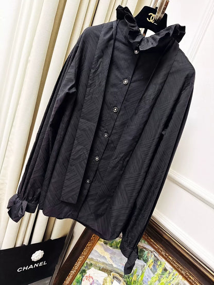 Chanel 23B black shirt