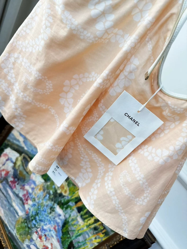 Chanel Coco Beach 25M Printed Light Orange top