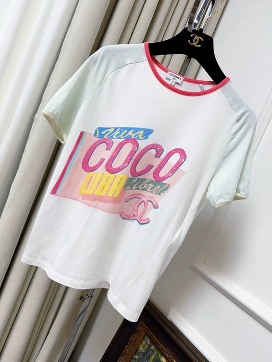 Chanel 17C coco Cuban T-shirt