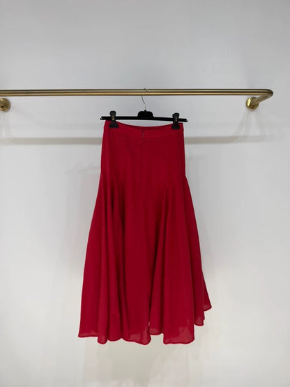 Loro Piana extra-large red skirt