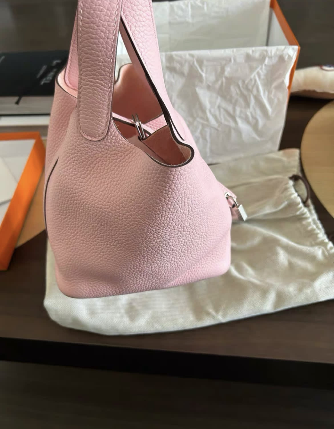 Hermès Picotin 18 Clemence Rose Sakura