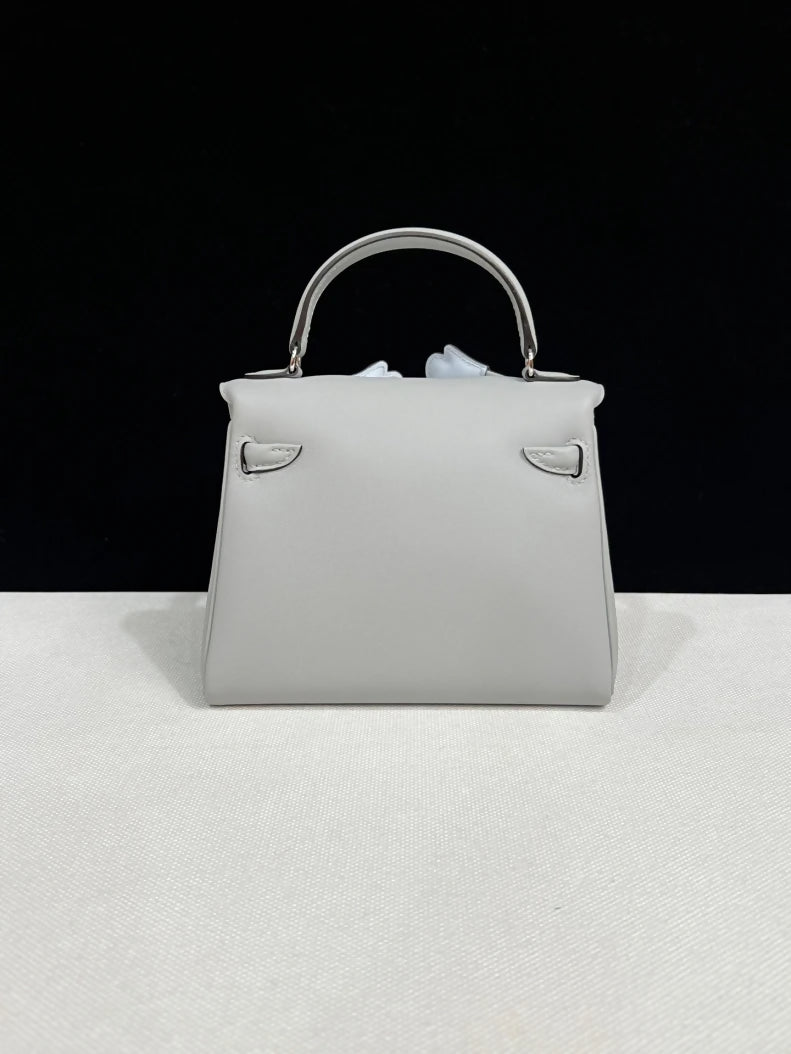 Hermès Kelly Doll 8U Glacier Blue and Haze Blue Swift Leather palladium hardware