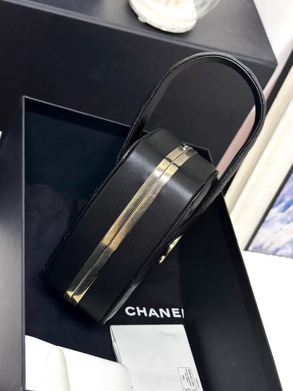 Chanel 22S black make up evening bag