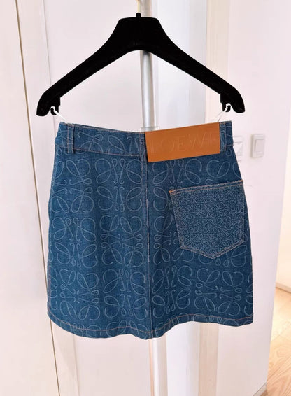 Loewe denim skirt